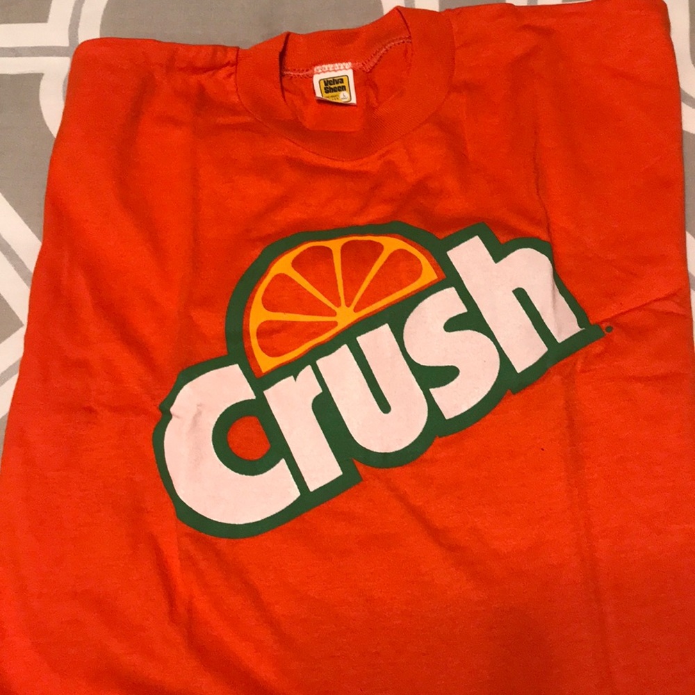 Orange crush T-shirt size large 50/50 cotton
